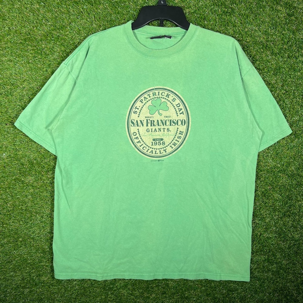 Gear For Sports San Francisco Giants St Patricks Day T-Shirtβ Mens XL Green MLB
